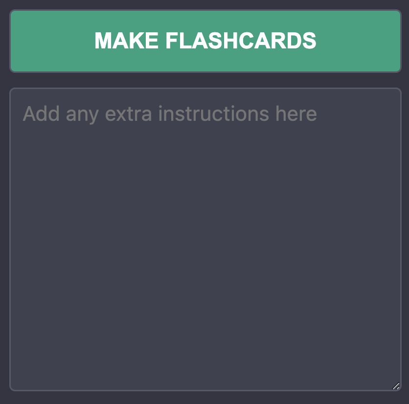 Generate Flashcards